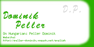 dominik peller business card